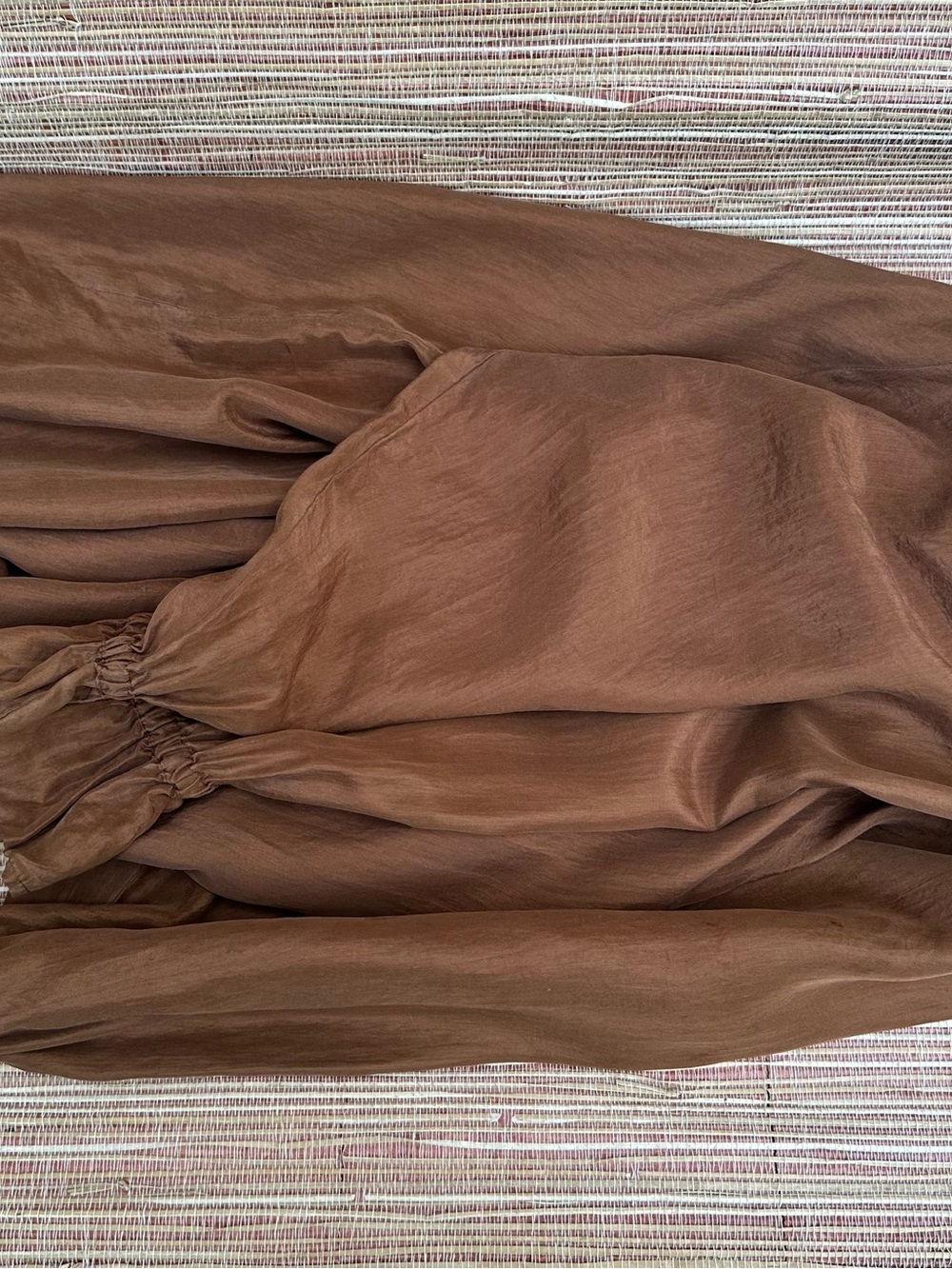 Bronze Silk Poet Blouse - Picture 13 of 15